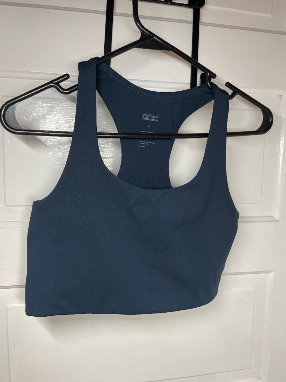 Girlfriend collective racerback Paloma bra - navy